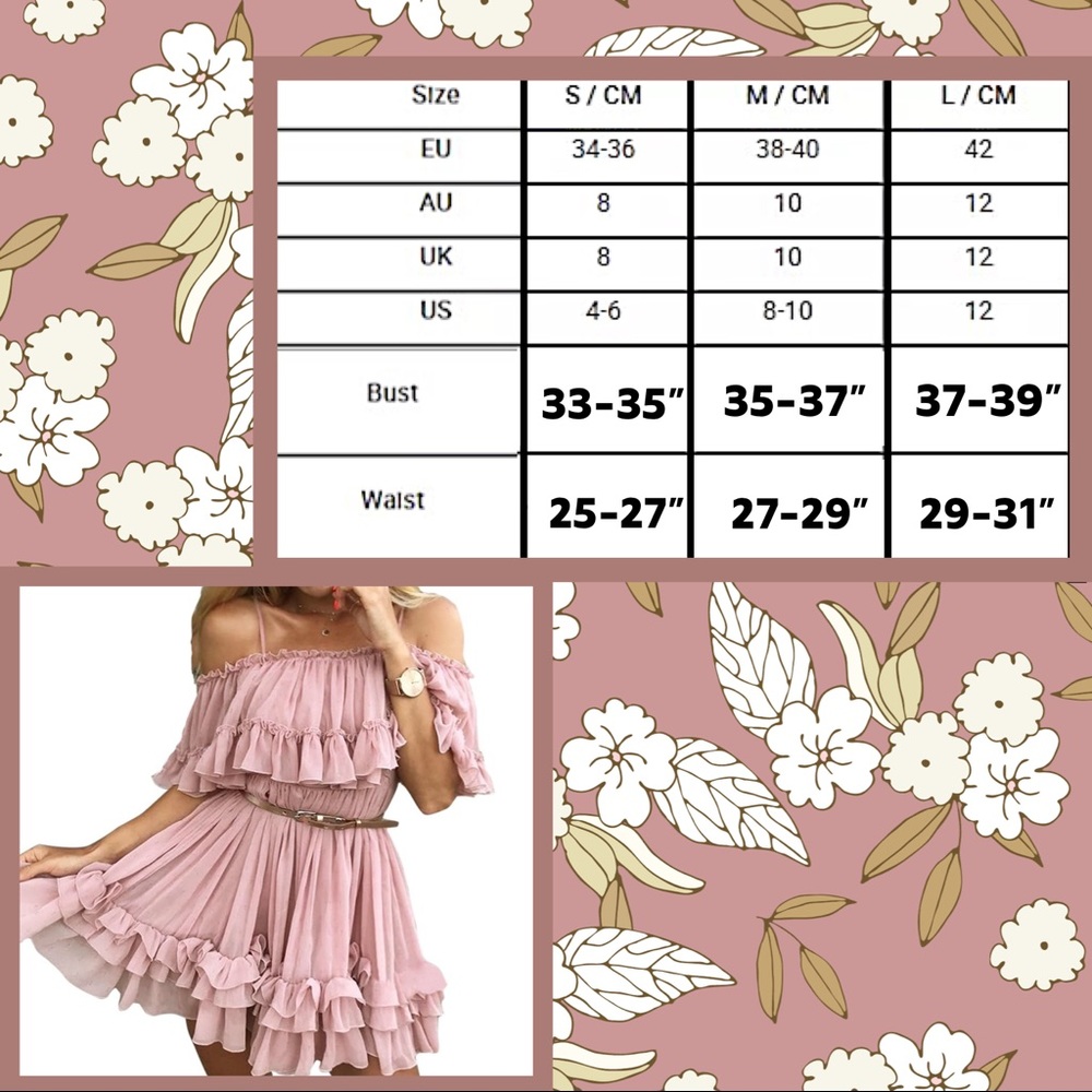 Off Shoulder Spaghetti Strap Ruffled Mini Dress - Picture 7 of 7